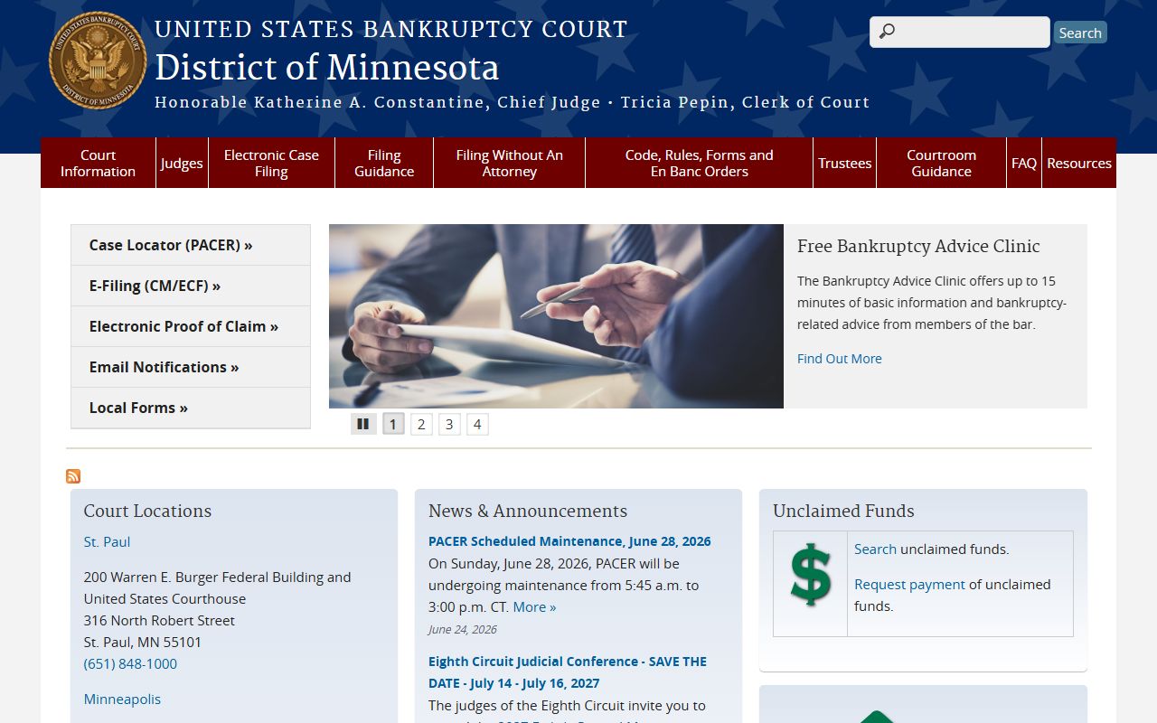 U.S. Bankruptcy Court District of Minnesota